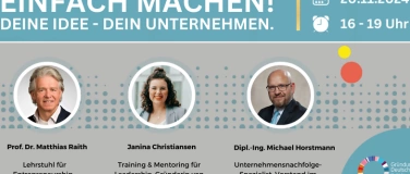 Event-Image for 'Einfach machen! Deine Idee. Dein Unternehmen.'