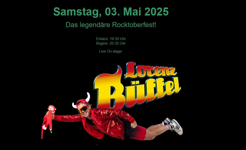 Das legend&auml;re Rocktoberfest Tickets