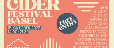 Event-Image for 'Cider Festival Markthalle Basel'