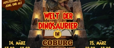 Event-Image for 'Welt der Dinosaurier - Coburg Alte Pakethalle'