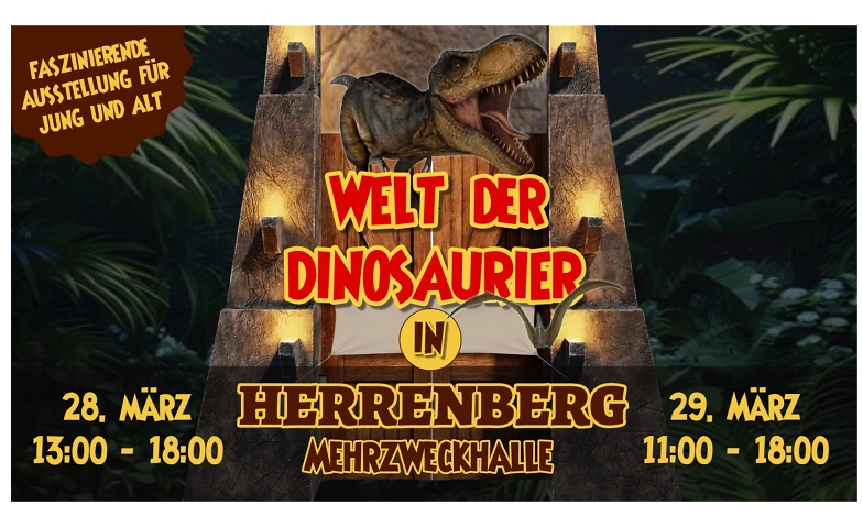 Event-Image for 'Welt der Dinosaurier - Herrenberg Mehrzweckhalle'