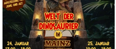 Event-Image for 'Welt der Dinosaurier - Mainz Alte Lokhalle'