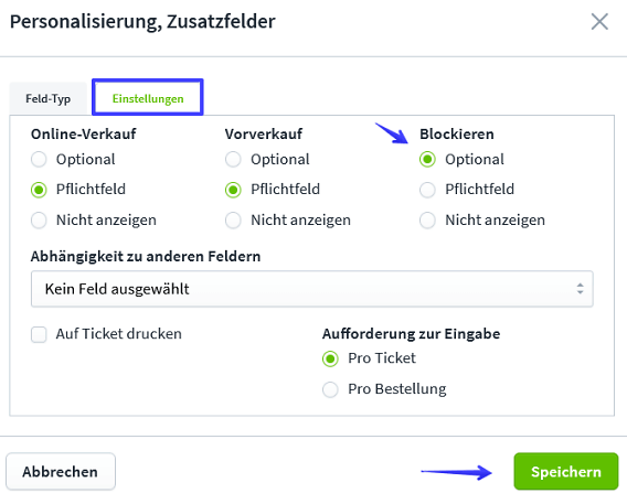 Massenblockierung und Personalisierung II