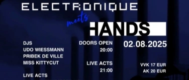 Event-Image for 'MUSIQUE ELECTRONIQUE meets HANDS'