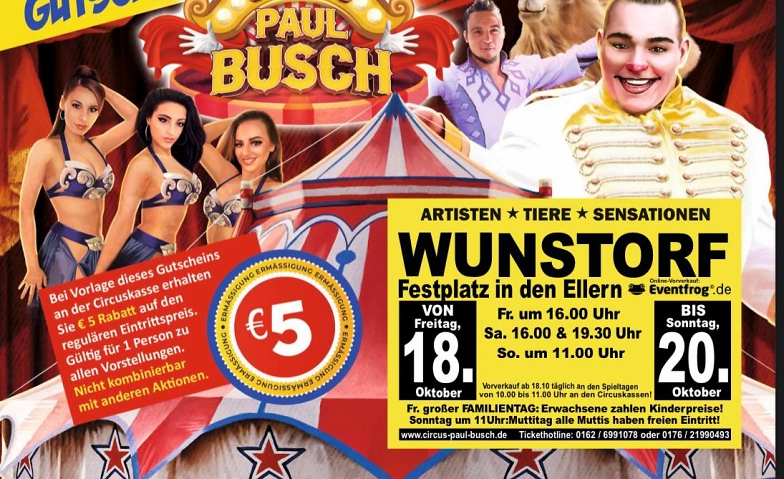 Event-Image for 'Circus Paul Busch - Tournee 2024 - Wunstorf'