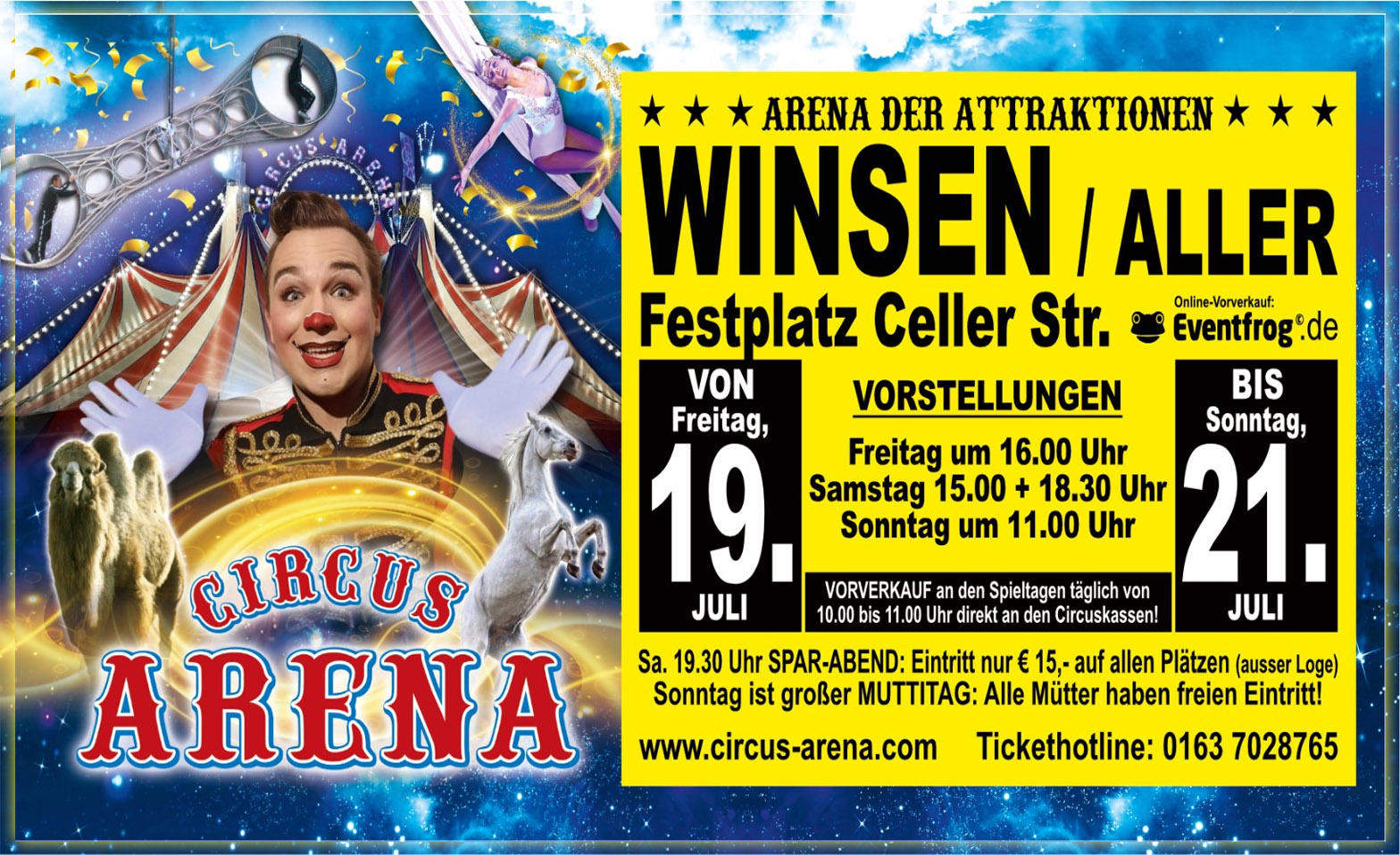 Circus Arena - Winsen (Aller) ${singleEventLocation} Tickets