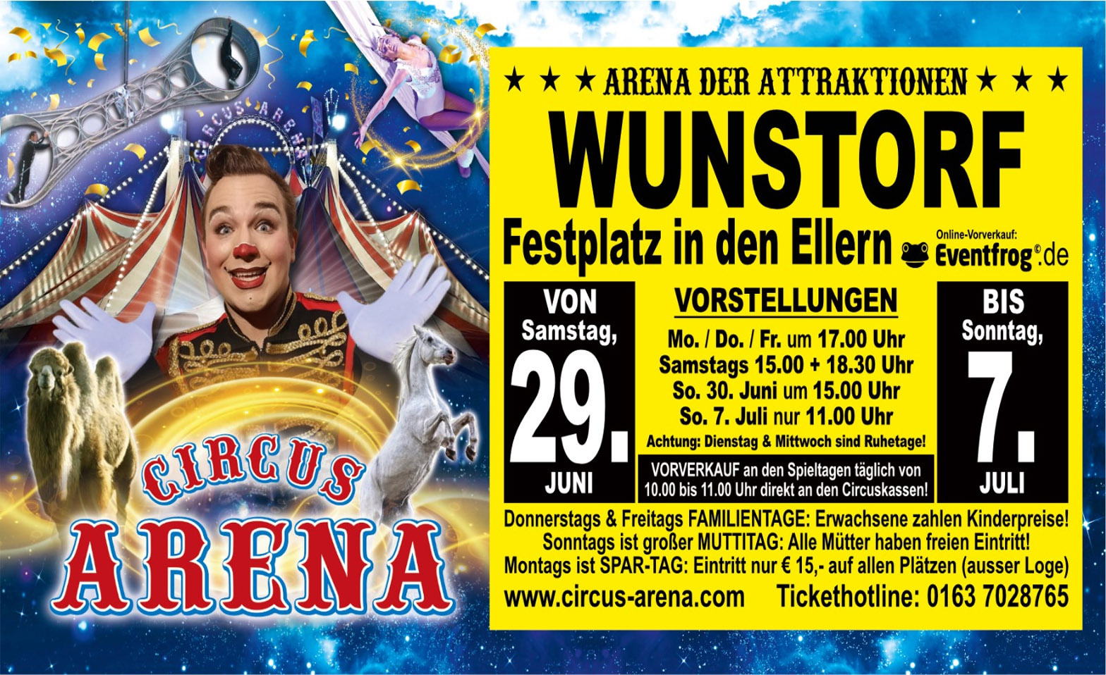 Circus Arena - Wunstorf ${singleEventLocation} Billets