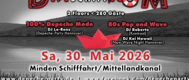 Event-Image for 'Schifffahrt DJ Musik 2 Areas: Depeche Mode und 80er Pop&Wave'
