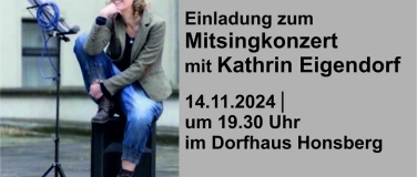 Event-Image for 'Einladung zum Mitsingkonzert mit Kathrin Eigendorf'