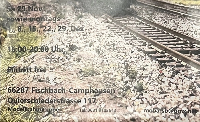 Event-Image for 'Adventsfahren Modelleisenbahn/Modellbau in Fischbach-'