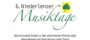 Veranstalter:in von Niederlenzer Musiktage 4 Konzerte / 3 Tage