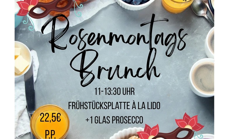 Rosenmontagsbrunch Tickets