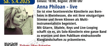 Event-Image for 'LIVE KONZERT ANNA PHILOAN im N17'