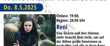 Event-Image for 'LIVE KONZERT mit RENI / FFM , Singer-Songwriter im N17'