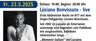 Event-Image for 'ITALIENISCHE NACHT im N17 mit LUCIANO BONVISUTTO Live'