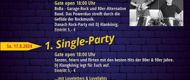 Event-Image for 'N 17 EVENT LOUNGE 1.Single Party Ü-40 mit DJ Klangkönig'