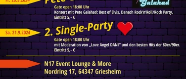 Event-Image for '2. SINGLE-PARTY in der N 17 EVENT LOUNGE Ü30'