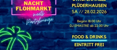 Event-Image for 'Nachtflohmarkt meets Partylounge'