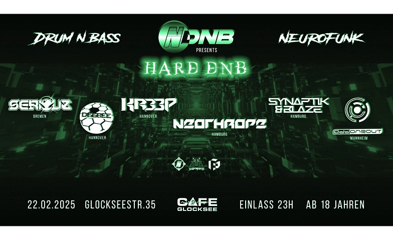 NDNB presents HARD DNB in Hannover | Dubstep & D’n’B Partys