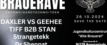 Event-Image for 'Brauerave TECHNO/HARDTECHNO/TEKK by Kollektiv Kauz'