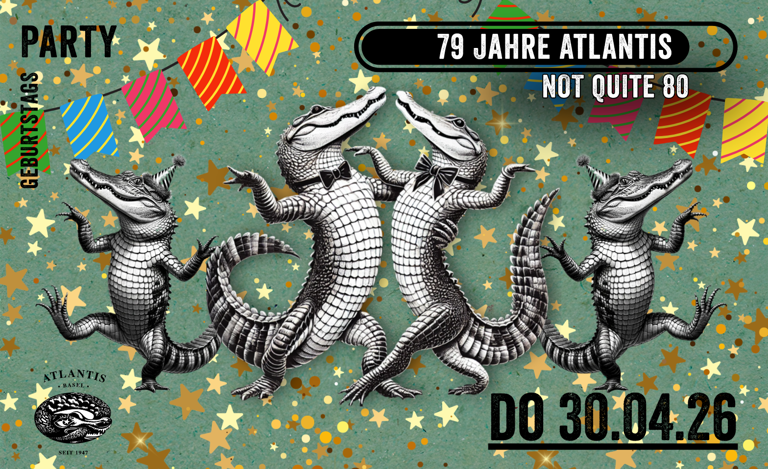 79 Jahre Atlantis (Not quite 80) Atlantis, Basel Tickets