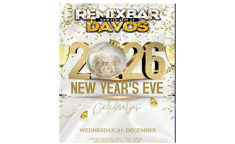 New Year's Eve in der Remix Bar Davos Platz Tickets
