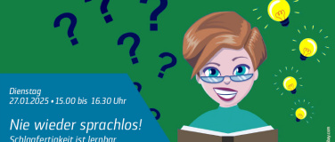 Event-Image for 'Nie wieder sprachlos!  Schlagfertigkeit ist lernbar'