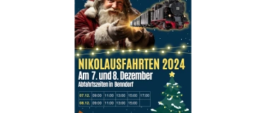 Event-Image for 'Nikolausfahrten bei der Mansfelder Bergwerksbahn'