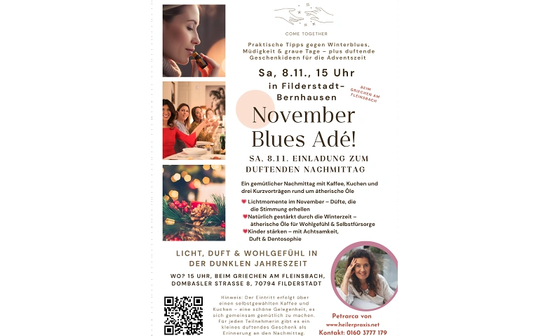 Event-Image for 'November Blues Adé! - Einladung zum Wohlfühlnachmittag'