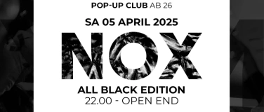 Event-Image for 'NOX - ALL BLACK EDITION'