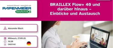 Event-Image for 'BRAILLEX Flow+ 40 u. dar&uuml;ber hinaus &ndash; Einblicke u. Austausch'