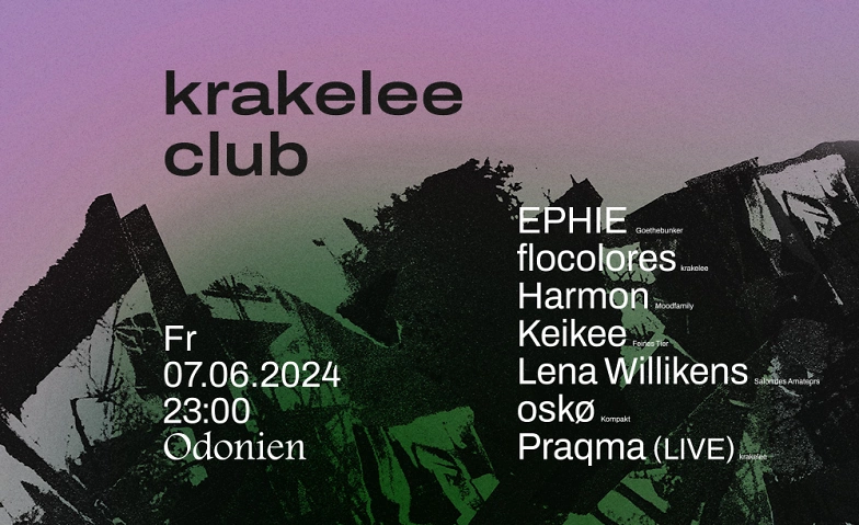 Event-Image for 'krakelee club @Odonien'
