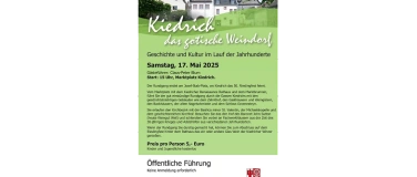Event-Image for 'Offene Ortsführung im Gotischen Weindorf Kiedrich'