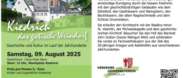 Event-Image for 'Offene Ortsführung im Gotischen Weindorf Kiedrich'