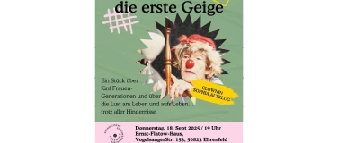 Event-Image for '“Oma Maria oder die erste Geige” mit Clownin Sophia Altklug'