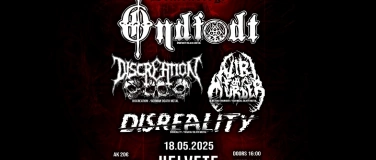 Event-Image for 'Demonology: Ondfødt + Discreation + Alibi For A Murder + Dis'