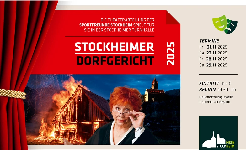 Theater Sportfreunde Stockheim e.V. 2025 Tickets