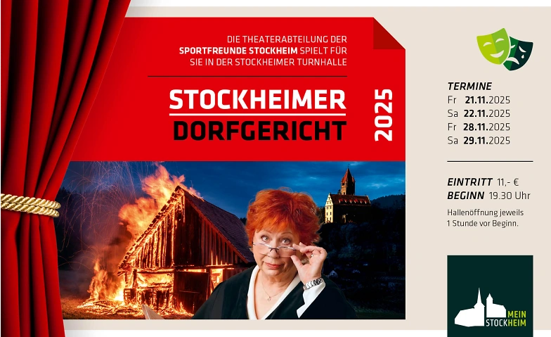Theater Sportfreunde Stockheim e.V. 2025 Tickets
