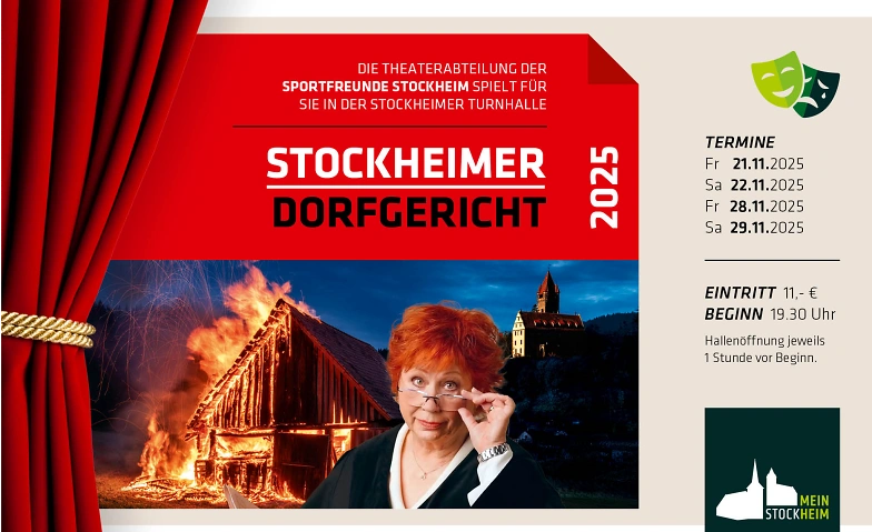 Theater Sportfreunde Stockheim e.V. 2025 Tickets