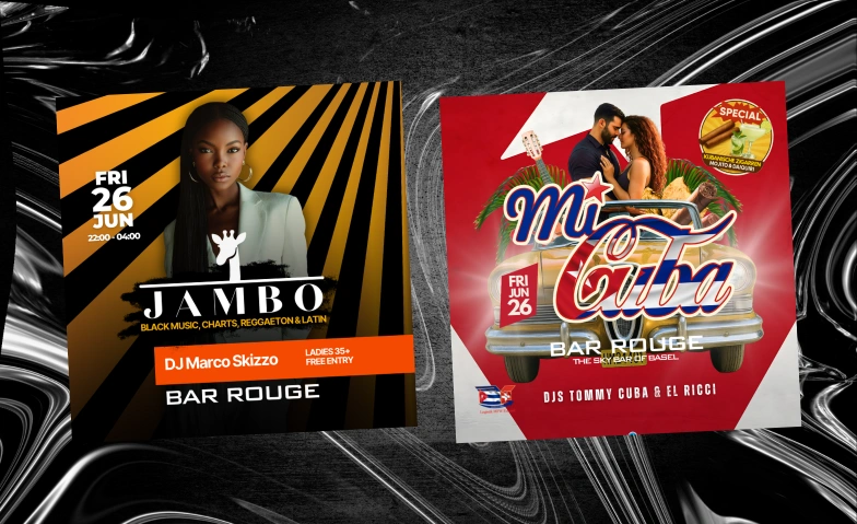 JAMBO Night x MI CUBA Bar Rouge - Rooftop Bar & Club, Messeplatz 10, 4058 Basel Tickets