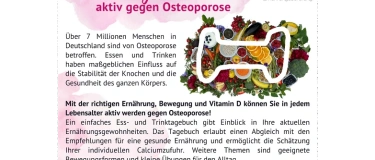 Event-Image for 'Gesundheitskurs: Knochengesund essen-Aktiv gegen Osteoporose'