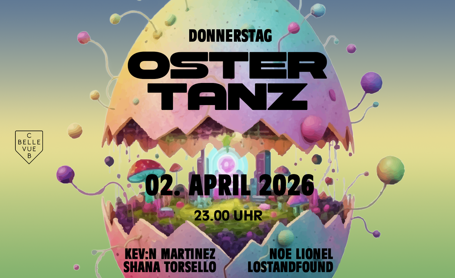 BELLEVUE OSTERN Club Bellevue, Z&uuml;rich Tickets