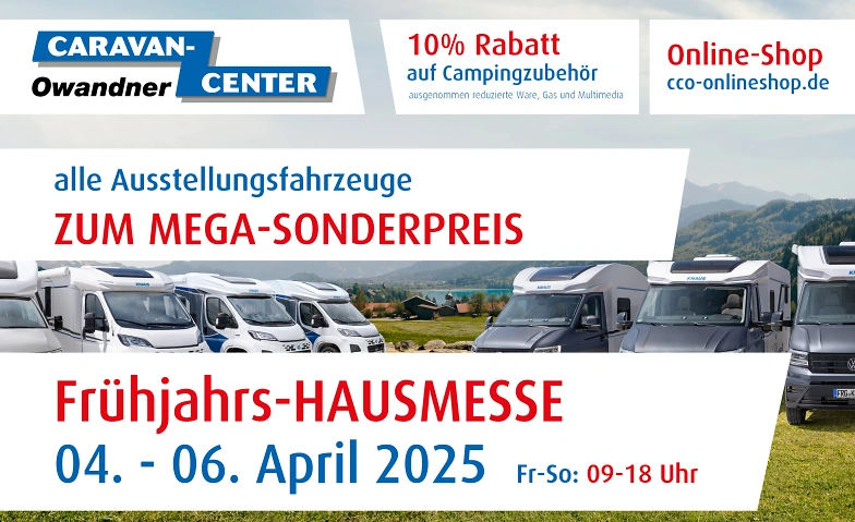 Event-Image for 'Frühjahrs-Hausmesse Caravan-Center Jürgen Owandner'