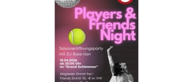 Event-Image for 'Players & Friends Night   - Saisoner&ouml;ffungsparty der TG 49'