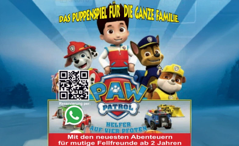 PAW Patrol in Erlangen Gemeindehaus, Bayreuther Straße 11, 91054 Erlangen Billets