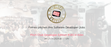 Event-Image for 'Pitch Club Developer Edition #181 Köln'