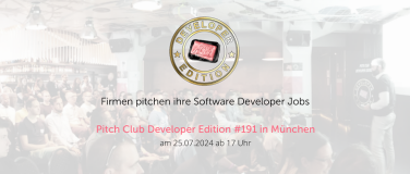 Event-Image for 'Pitch Club Developer Edition #191 - München'