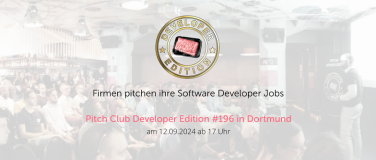 Event-Image for 'Pitch Club Developer Edition #196 - Dortmund'