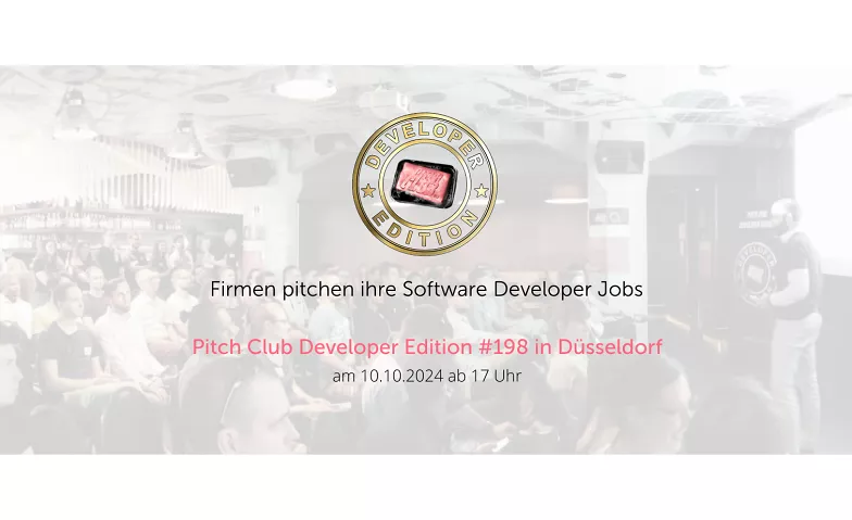 Pitch Club Developer Edition #198 - Düsseldorf Düsseldorf, Düsseldorf, 40215 Düsseldorf Billets