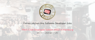 Event-Image for 'Pitch Club Developer Edition #202 - Hamburg'